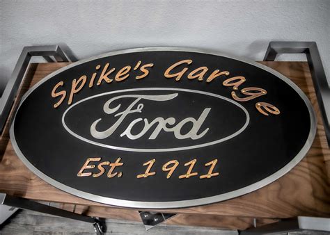 metal fabricated auto signs|custom metal sign with image.